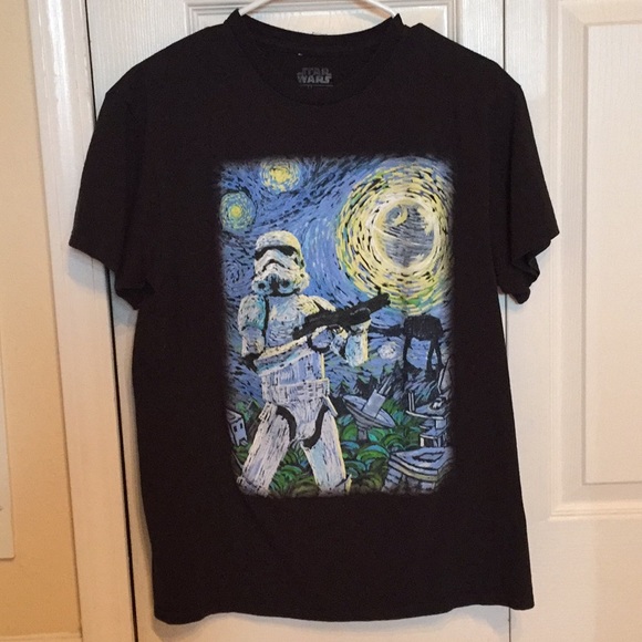 Star Wars Van Gogh stormtrooper shirt - Picture 1 of 2